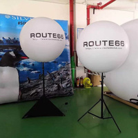 Ballon gonflable trépied grand format, imperméable, à changement de couleur, pour la publicité extérieure et la décoration d'événements