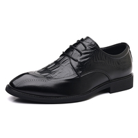 Chaussures à plateforme en cuir véritable à lacets, respirantes, avec amorti, anti-odeur, antidérapantes, rétro, doublure en maille, evergreen