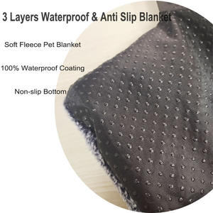 2023 جديد حسب الطلب بالجملة مقاوم للماء قابل للغسل لينة الدافئة الصوف وسادة القط الحيوانات الأليفة الكلمة حصيرة المضادة للانزلاق بطانيات Splat - Product Image 2