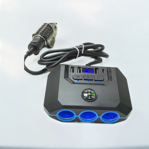 เครื่องชาร์จโทรศัพท์มือถือในรถยนต์1-3เครื่องชาร์จเร็วทนทานทำจาก ABS - Product Image 2