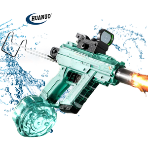UZI pistol air elektrik 3in1dual mode otomatis senjata semprotan <span class=keywords><strong>ROHS</strong></span> mainan air untuk anak-anak Musim Panas pistol air dengan cahaya - Product Image 1