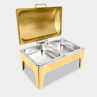 Réchauffeur d'aliments professionnel en acier inoxydable, restaurant d'hôtel, kit de plats à frire, équipement de Buffet en acier inoxydable, à vente