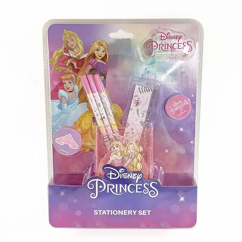 लड़कियों के लिए स्कूल आपूर्तिकर्ता नया उत्पाद फोल्डिंग पेंसिल केस उच्च गुणवत्ता वाले लोकप्रिय कार्टून पेंसिल स्टेशनरी सेट