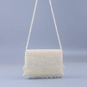 Nuova Borsa a Tracolla con Perle Traforate e Nappine, Borsa da Sera Fai-da-Te con Perline per Donne, Abito da Ballo, Copri-Sposa - Product Image 2
