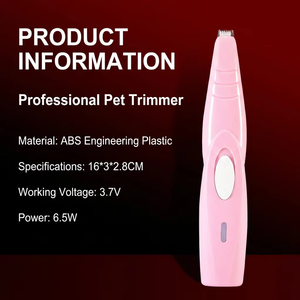 Rechargeable Cordless Automatic Luxury ABS Pet Paw <b>Silent</b> Electric <b>Hair</b> <b>Clipper</b> Trimmer for Dogs and Cats - Product Image 2