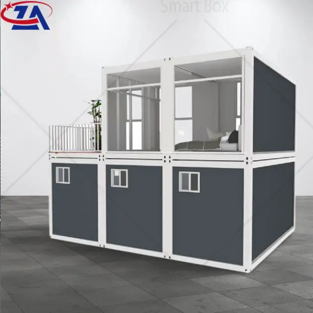 Casa de casa móvel de design modular portátil, recipiente modular de casa, escritório em aço, casa profissional 2022