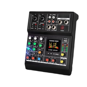 Professional Small <b>Bluetooth</b> Mixer Reverb Effect <b>Microphone</b> for Karaoke Stage Audio Sound Cards Mixers - Product Image 1