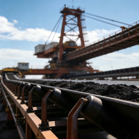Rouleau de convoyeur de mine de charbon de qualité supérieure, non métallique, à faible bruit, robuste, résistant à la corrosion, antistatique, résistant au feu, à économie d'énergie