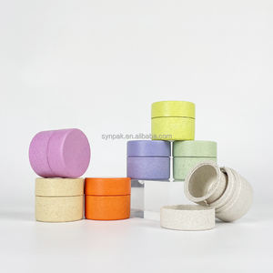 Eco-Friendly 15ml Reciclado Material De Palha De Trigo Recarregáveis Frascos De Plástico para Cosméticos Face Cream Loção Em Pó Solto Recipientes - Product Image 5