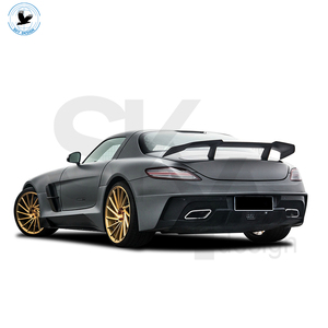 SKY DESIGN Car <strong>Parts</strong> Wing Forged Carbon Fiber Spoiler for Mercedes <strong>SLS</strong> AMG Rear Wing Spoiler Carbon Fiber Bodykit - Product Image 2