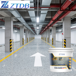 สีเคลือบพื้นอีพ็อกซี่ชนิดแข็ง 100% ZTDB คุณภาพสูง ราคาคุ้มค่า สำหรับงานอุตสาหกรรม สีทาพื้นโรงรถ แบบพ่น แบบลูกกลิ้ง รูปแบบของเหลว - Product Image 1