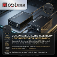 Extenseur HDMI HDBaseT 150M, émetteur-récepteur sur un seul câble Cat6, RS232 EDID, pour intégrateurs de systèmes, projets AV professionnels