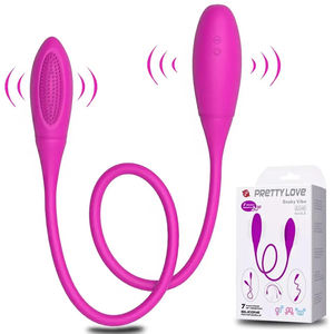 Uovo Vibrante a Doppia Stimolazione per Capezzoli e Punto G, Vibratore in Silicone per Orgasmo Femminile, Giocattoli Sessuali per Masturbazione Femminile - Product Image 1