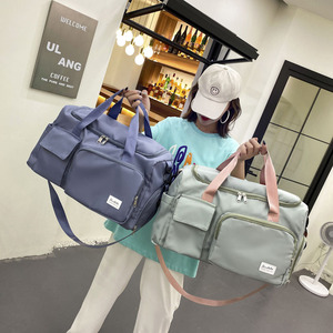 Classiche borse da uomo e da donna per il fine settimana con tasche per <span class=keywords><strong>scarpe</strong></span> sotto il sedile per uso guardaroba - Product Image 1