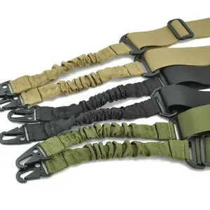Outdoor Tactical Multi-Functional Double-Point Combat Training Strap Nylon Gun Rope For Hunting And Training