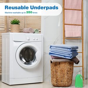 แผ่นรองเตียงแบบซับปัสสาวะสำหรับผู้ใหญ่แผ่นรองนอนสำหรับซักและนำกลับมาใช้ใหม่ได้อย่างยั่งยืนในบ้าน - Product Image 6