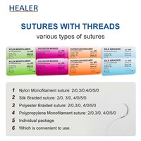 Kit de pratique de suture dentaire chirurgicale Modèle médical de simulation de suture pour la formation d'infirmière et l'école de médecine