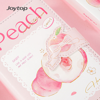Joytop 101980 – Carnet spirale A6 format petit, collection Pêche, avec pages colorées – Papeterie mignonne en gros
