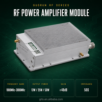 Module amplificateur de puissance RF GUORESOUN 1000 MHz-3000 MHz 13W 25W 50W Gain 48dB 50 Ohm pour couverture de communication