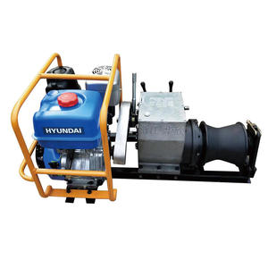 Palan de levage portable à moteur diesel, <span class=keywords><strong>treuil</strong></span> de traction à câble de 5 tonnes - Product Image 5