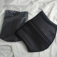Iron Grip Sports Alltags-Style XS Taillengürtel Dünner Körperformer mit Haken-Dekoration Atmungsaktive Bauchkontrolle Matt-Latex