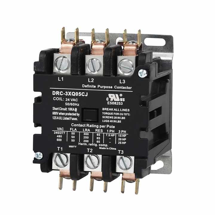 Siemens Contactor Type 3P 50A 120V DP Contactor Electrical Contactor Electric Air Conditioner