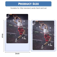 Étui de présentation magnétique à une touche ultra transparent pour cartes Pokémon TCG et cartes de sport