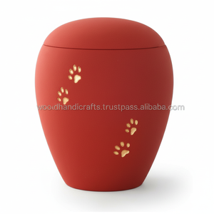 Urnas de latón de alta calidad para gatos y perros, urnas conmemorativas para mascotas funerarias para cenizas de gatos y perros, urnas al por mayor a bajo precio - Product Image 1