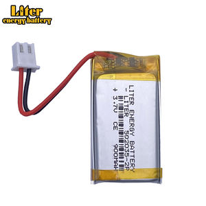 แบตเตอรี่ลิเธียมโพลิเมอร์<span class=keywords><strong>502035</strong></span>-2P 3.7V 900mAh ชาร์จไฟได้สำหรับลำโพงชุดหูฟังพร้อม XH2.54mm - Product Image 1