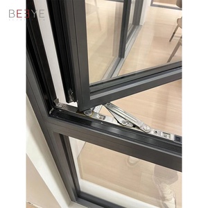 Cực hẹp bên phẳng mở bên trong cửa sổ ngược nghiêng nhôm và xoay cửa sổ - Product Image 3