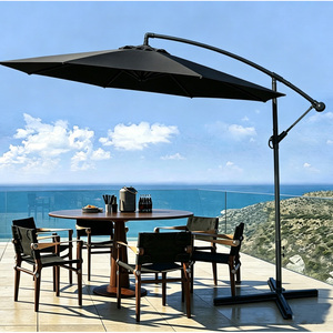 High Quality Foldable Lightweight Waterproof Anti-UV Garden Umbrella Cantilever <strong>Parasol</strong> <strong>3M</strong> Iron Hotel Courtyard Outdoor - Product Image 4