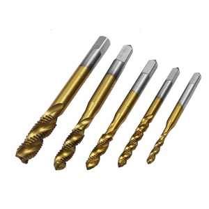 JIS-Grifo acanalado en espiral estándar, con revestimiento de titanio, 1 unidad, rosca para máquina, NPT, NPS, ISO, troqueles, corte de rosca - Product Image 1