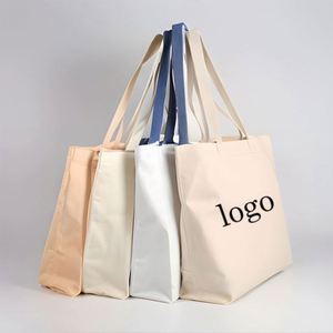 Bolsas de Compras de Lona de Algodón con Logotipo Personalizado, al por Mayor, de Alta Calidad y Bajo Precio, para Fabricantes - Product Image 1