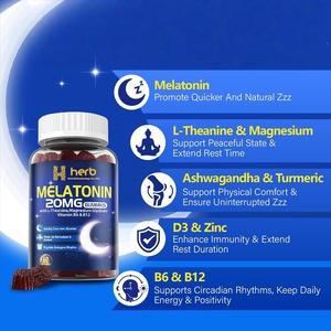 ODM/OEM Bổ Sung Nhãn Hiệu Riêng Cây Gai Dầu Gummy Cho Căng Thẳng Cứu Trợ Tốt Hơn Ngủ 2 Gummies Hàng Ngày 60-Đếm Cho Người Lớn Không Cho Trẻ sơ sinh - Product Image 3