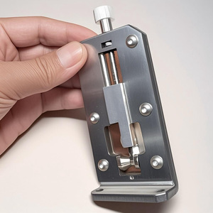 Heavy-Duty Metal Cable Stripper Tool with Adjustable Knob and Precision Cutters for Electrical <b>Wiring</b> - Product Image 3