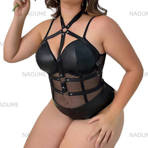 Hot Selling <strong>Big</strong> Size Underwear Sexy Lingerie Gauze <strong>Big</strong> Size Hollow Out Lingerie <strong>Onesie</strong> One-piece Sexy Suit Sex Toys for Women - Product Image 6