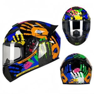 La nouvelle liste ABS boîtier intégral casque de moto CCC approuvé conception graphique pour hommes et femmes - Product Image 1