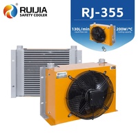 Refroidisseur d'huile hydraulique pour excavatrice RJ355-130L/min avec ventilateur de refroidissement 12V, 24V, 220V, 380V, garantie d'un an
