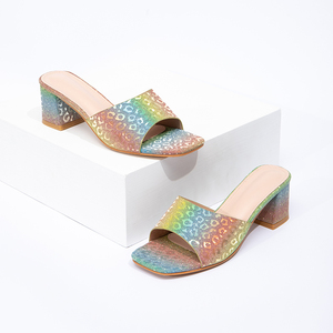 Ultimissimi sandali da donna alla moda tacchi alti estivi tacchi a spillo ciabatte da donna tacchi alti - Product Image 4