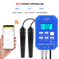 Contrôleur numérique de pH et ORP Wifi PH-803W avec sonde BNC, testeur de qualité de l'eau pour hydroponie, piscine, aquarium