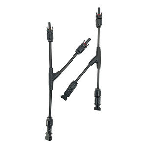 PV 1500V Sigortalı Kablo Demeti / 4'ten 2'ye / 4'ten 1'ye / 3'ten 1'ye / T Tipi / Y Tipi / DC Güneş Enerjisi Yüksek Voltaj Bağlantı Kablosu Kombiner Teli - Product Image 5