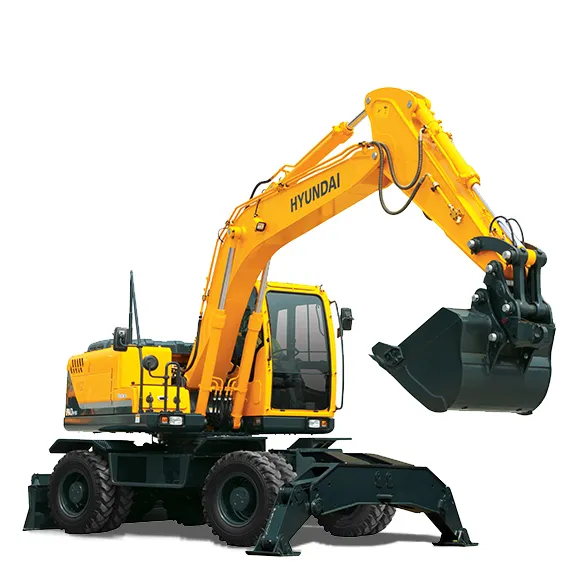 Sử dụng Hyundai r140w bánh xe máy xúc Hàn Quốc doosan Daewoo 140 W 140 Wheel máy xúc để bán