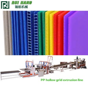 เครื่องผลิตกล่องพลาสติกลูกฟูกแบบรีดร้อน สายการ<span class=keywords><strong>ผลิต</strong></span><span class=keywords><strong>แผ่น</strong></span>พลาสติกลูกฟูกแบบกลวง PP - Product Image 1