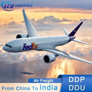 cheap ddp door to door air cargo freight forwarder rates shipping agent from china to india with custom clearance