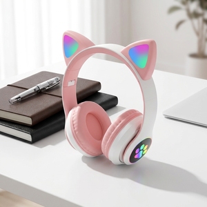 หูฟังเกมมิ่งแบบครอบหู 5.3 พร้อมระบบตัดเสียงรบกวน ENC กันน้ำระดับ IPX4 ไฟ RGB ความหน่วงต่ำ สำหรับ <span class=keywords><strong>PS4</strong></span> ช่องเสียบ USB Type-C - Product Image 1