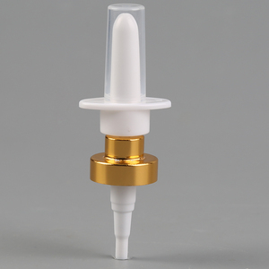 18Mm/20Mm <strong>Aluminum</strong> Nasal Spray Pump White <strong>Plastic</strong> Nasal <strong>Sprayer</strong> Pump - Product Image 1