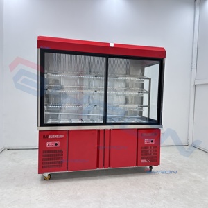 ตู้แช่โชว์หม้อไฟมาล่า แทงค์ แบบละลายน้ำแข็งด้วยมือ ควบคุมอุณหภูมิได้สามระดับ ระบบทำความเย็นด้วยลมตรง สำหรับบาร์ แบบอุณหภูมิเดียว - Product Image 6