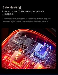 Máy sưởi hồng ngoại nhựa nhỏ năm <span class=keywords><strong>2026</strong></span>, công nghệ PTC, tiết kiệm năng lượng, làm nóng nhanh, độc lập, có chức năng bảo vệ quá nhiệt, dùng cho nhà ở, phòng ngủ - Product Image 5