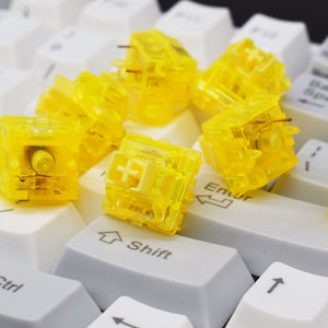 Interrupteurs de clavier mécanique <span class=keywords><strong>GATERON</strong></span> INK noir, rouge, jaune, bleu, à montage à chaud, pour clavier mécanique de jeu DIY - Product Image 2