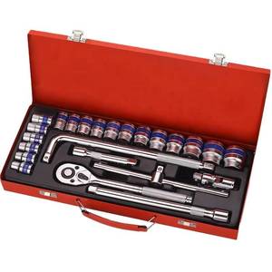Steeltreks Hardware <b>Tool</b> Sets New Factory Wholesale Factory Stock 27pcs Multifunctional Pressing Integrated S2 Sleeve <b>Tool</b> Box - Product Image 3